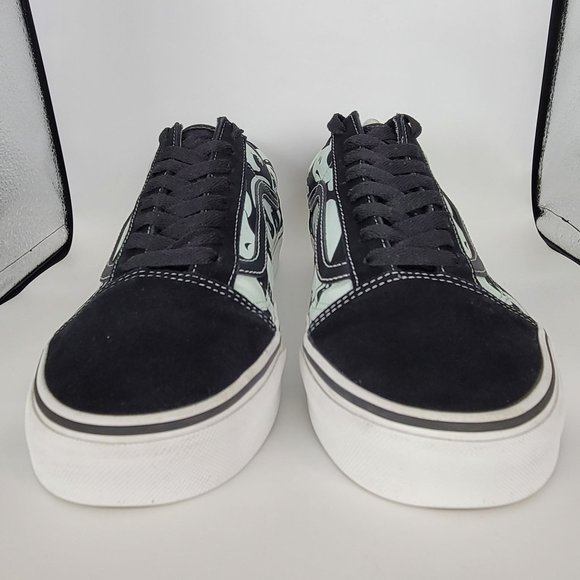 Vans SK8 Old Skool Classic Alien Ghosts Glow in the Dark Men\'s 508731 US Size 10